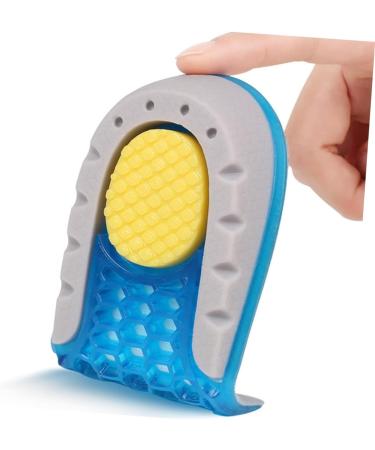 FRCOLOR Shock Absorbing Height Increase Insoles - 3 Pairs Invisible Heel Lift Inserts for Comfort & Height Boost - Buy Online on GoSupps.com