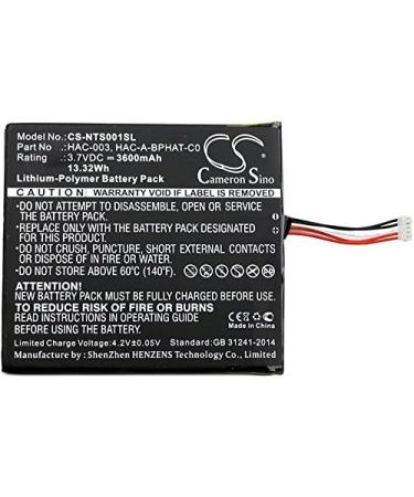 Replacement Battery for Nintendo Switch HAC-001 & HAC-003 - 3600mAh/3.7V Compatible with HAC-S-JP/EU-C0 - Buy Online on GoSupps.com