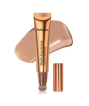 ZARICS Contour Beauty Women Wand  Liquid Face Concealer Pen  Smooth Creamy Matte Finish Liquid Contour Stick with Cushion Applicator  Blendable Waterproof Body Face Contouring Makeup (1Contouring)