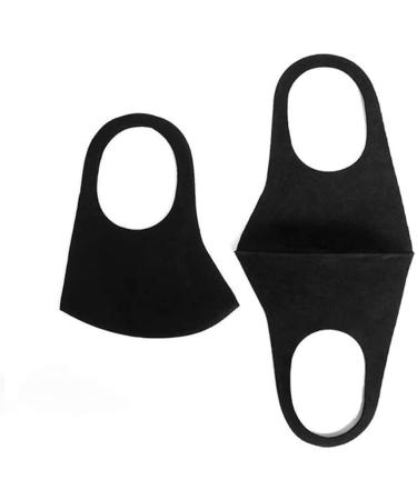 6-Pack Reusable Fashion Sponge Face Masks - Breathable, Anti-Dust, Elastic Ear Loop - 3 Black, 3 Grey - Buy Online on GoSupps.com