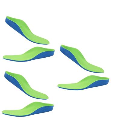 FOMIYES 3 Pairs Orthotic Sports Insole Feet Insoles Kids Insoles for Shoes Shoe Cushions Kids Sueding Comfortable Insole Shockproof Insoles Orthotic Insoles Child Floor Mat Orthopedic
