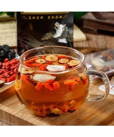 Ginseng Five Treasures Tea Kidney Tea Kidney Tea Formula Ginseng Five Treasure Tea Essential Chinese Herbal Tea Tonify Kidney for Men Chinese Kidney Care Tea (3pcs) - Buy Online on GoSupps.com