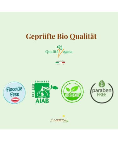 Bio Toothpaste for Babies & Children | Natural Vegan Formula | 0+ Months | Strawberry Taste | Azeta Bio | Milk Teeth Caries Protection | Perfect Gift Set (2-Pack) - Buy Online on GoSupps.com