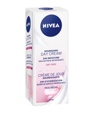 NIVEA Nourishing Day Cream 24H Moisture for Dry Skin 50ml