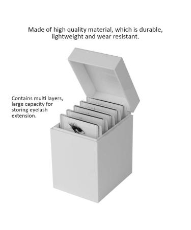 Dewin Eyelashes Warehouse Container - 5 Layers Eyelash Extension Storage Box & Display Holder Organizer - Buy Online on GoSupps.com