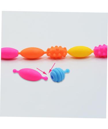 KONTONTY 1 Box Toys Bracelets DIY Necklaces Beads Little Girl Jewelry Jewelry Cute Bracelets for Little Girl Necklace Necklace Rayan Toys for Pop Snap Beads - Buy Online on GoSupps.com