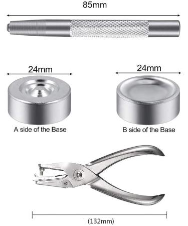 200 Piece Heavy Duty Stainless Steel Snap Fastener Kit with Pliers for Marine Boat Canvas & Leather DIY Craft - BetterJonny - Buy Online on GoSupps.com