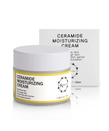 Ceramide Moisturizer Cream 1.69 Ounce for Hydrating, Moisturizing, Korean Skin Care Natural Organic Ceramides Moisturizing Cream for Sensitive and Dry Skin