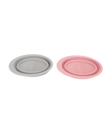 Silicone Makeup Brush Cleaning Mat & Bowl | Foldable Washing Tools - Ideal for Brushes & Sponges | Eco-Friendly Green - Buy Online on GoSupps.com