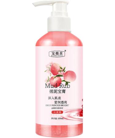 Mud Rub Mud Rubbing Artifact Rubbing Mud For Skin Rubbing Mud Gel Rubbing Mud Cream Rubbing Mud Body Scrub Mud Rub Exfoliating Rubbing Mud Gel For Body (Peach) - Buy Online on GoSupps.com