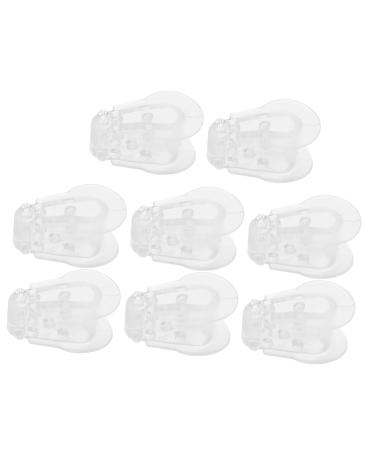 FRCOLOR 4 Pairs Splitter Pedicure Tools Thumb Splint Dividers Valgus Orthopedic Bunion Brace Overlap Spacer Overlap Middle Pads Transparent