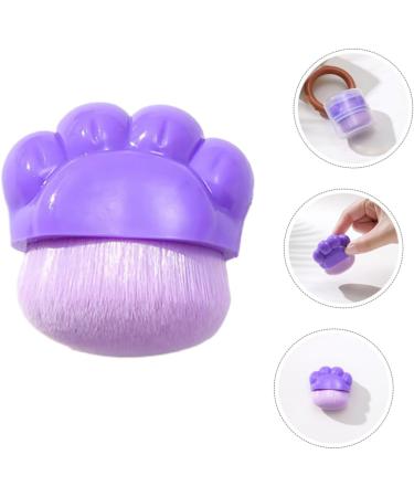 FRCOLOR Purple Plastic Foundation Applicator Brush Cosmetics Applicator Brush Portable Blush Brush Artificial Fiber Cosmetics Brush - Buy Online on GoSupps.com