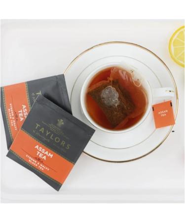  TAYLORS Taylors | Assam Black Tea | Strong & Malty Black Tea | Assam Indian Black Tea - 40 Tea Bags (100g) | Individually Wrapped Black Tea Bags - Buy Online on GoSupps.com