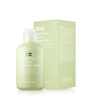 [BY WISHTREND] Green Tea & Enzyme Powder Wash, Low PH, scrub cleanser, antioxidation & purification (3.88 Ounce (Pack of 1))