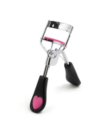 Red Heart Shaped Black Handle Pro Eyelash Curler Curl Clip Cosmetic Makeup Tool Eyelash Curler Multiple Colors