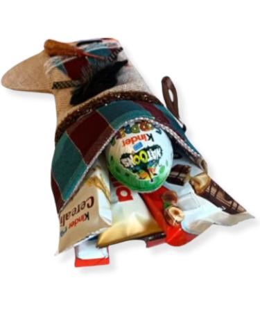 NARAMAKI Epiphany Sock with Assortment + Chocolate Pieces + Ciocor + Bubble Gum + Bonelles Bonelle Serra Elah + Mini Mix + Mini Smarties (Green/Burgundy) - Buy Online on GoSupps.com