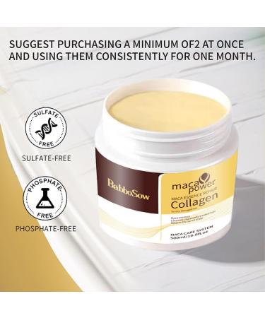 Collagen Hair Mask Smoothing Balm Hair Oil Argan Hair Mask Repair Dry Damaged Hair - 500ml (3) - Buy Online on GoSupps.com