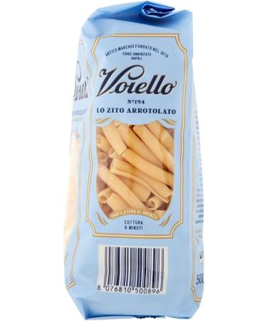  Barilla Pack of 20 Voiello Lo Zito Arrotolato pasta no. 194 100% Italian wheat 500g durum wheat stoneware pasta bronze design - Buy Online on GoSupps.com