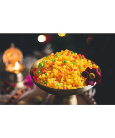 Sweet Boondi 750g Indian Traditional Sweet Best Gift For All Occasions Raksha Bandhan Rakhi Marriage Diwali Holi Ganesh Chaturthi Festival Treat For Family & Friends