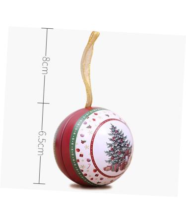 OUNONA Christmas Candy Tin 1 Pc Christmas Tree Hanging Decorations Afro Soap Mold Candy Boxes Container Food As Shown 1 pcs - Buy Online on GoSupps.com