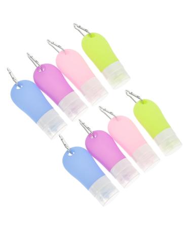 HAPINARY Aboard Buckle Bottling Refillable Bottle Makeup Liquid Containers Emulsion Bottle Empty Silicone Bottle Storage Bottle With Hole Dispenser Travel Silica Gel
