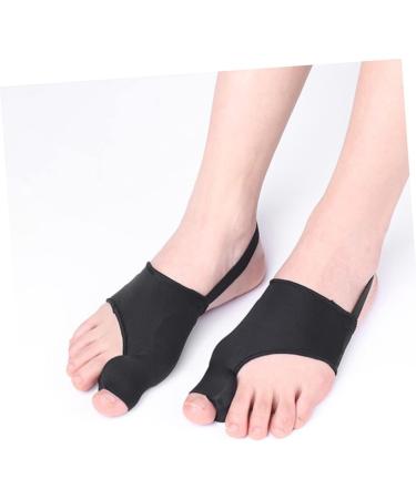FRCOLOR Hallux Valgus Sleeve & Thumb Spica Splint - Bunion Straightener & Toe Corrector - Foot Protector for Feet - Black, 9x6.8cm - Buy Online on GoSupps.com