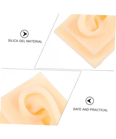Beavorty Ear Display Model - 1 Pair Silicone Hearing Aid Presentation Props (9.5x6.5x4.5CM) | Ideal for Teaching & Demonstrations - Buy Online on GoSupps.com