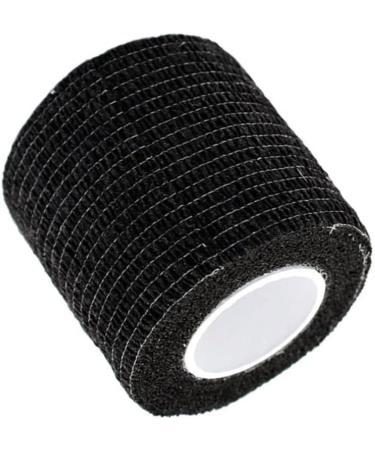 Self Adherent Waterproof Elastic Bandage Tape | Breathable Athletic Wrap 5x450cm - Black | International Shipping - Buy Online on GoSupps.com