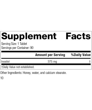 Standard Process Inositol: Nervous System & Heart Health Support - 90 Tablets - Buy Online on GoSupps.com