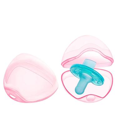 LANEYLI Pacifier Case - 3 Pack Transparent Blue & Pink | International Shipping Available - Buy Online on GoSupps.com