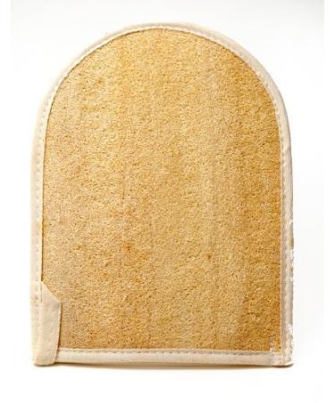 Natural Loofa (loofa  lufa) Exfoliating Bath and Shower Mitt by Spa Destinations