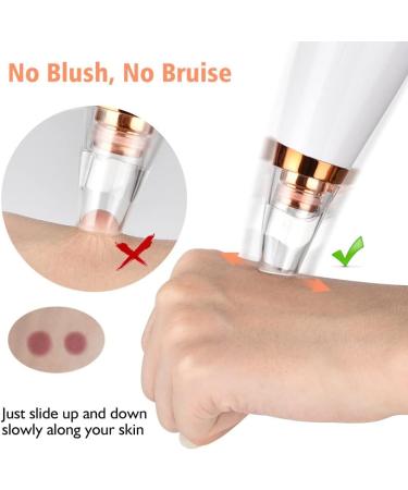 Sxdthy 3 Levels Adjustable Suction Blackhead Remover USB Rechargeable Blackhead Pore Cleaner Blackhead Suction Tool with HD LED Display & 6 Replaceable Heads - Buy Online on GoSupps.com