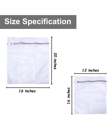 Hoappa 6Pcs 2.4 inches Wool Dryer Balls and 2 Pack Mesh Laundry Bags in 2 Sizes ( 12 x 16 inches 16 x 20 inches ) - Buy Online on GoSupps.com