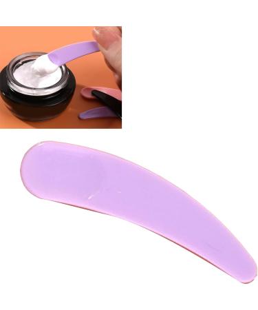 Shenruifa Cosmetic Spatula Scoop Mini Curved Cosmetic Scoop Plastic Makeup Face Cream Spoon for Mixing Sampling - Buy Online on GoSupps.com