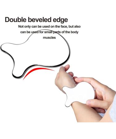 FeelFree Sport Stainless Steel Gua Sha Tool - Anti-Aging Facial & Body Massage - Facial Lifting & Wrinkle Care Spa Tool - International Shipping Available - Buy Online on GoSupps.com