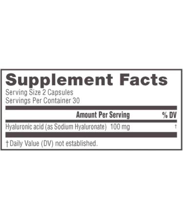 NeoCell Hyaluronic Acid Capsules - Supports Tissue Hydration, Gluten Free, 60 Count - Buy Online on GoSupps.com