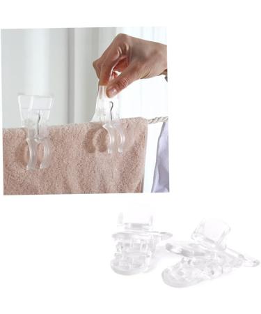 Banziaju Clear Plastic Clip Schnuller Holder | 10PCs Dummy Clips for Crafting Supplies & Tools | Durable Badge Clips for Long-lasting Use - Buy Online on GoSupps.com
