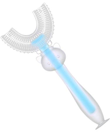 U-Shaped Toothbrush Cute 360 Oral Teeth Cleaning Baby Silicone Toothbrush Brush Cleaning and Care Convenient Toothbrush Oral - Buy Online on GoSupps.com