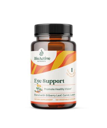 BIOACTIVE NUTRIENTS Eye Support with Lutein - Support for Overall Eye Health - 120 Vegetable Capsules