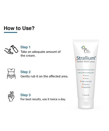 Fixderma Strallium Anti Stretch Mark Cream | 10% Aloe Vera | Best Stretch Mark Cream for Pregnancy & Removal - 2.64 Oz - Buy Online on GoSupps.com