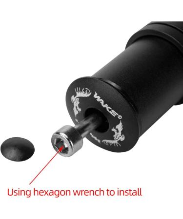 Wake Bike Stem Riser - Adjustable Aluminium Alloy Handlebar Extender for Mountain Bike, Road Bike, MTB, BMX - Black - Buy Online on GoSupps.com