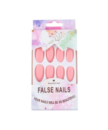 Brishow Long Ballerina Acrylic False Nails - 24pcs Light Pink | Premium Artificial Nails for Women & Girls - International Shipping Available - Buy Online on GoSupps.com
