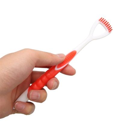Effective Tongue Scraper & Bad Breath Cleaner - Ergonomic Oral Health Tool - Blue & Red - Buy Online on GoSupps.com