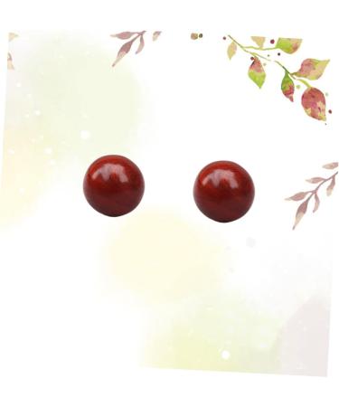 Gleavi Hand 2-Piece Wooden Meditation & Massage Balls for Health Care | 6x6cm Muscle Stretch Balls & Handicrafts - Buy Online on GoSupps.com