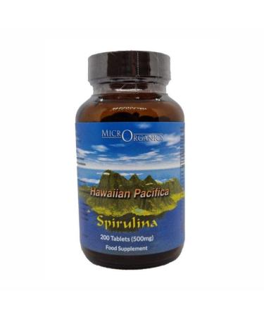 MicrOrganics Hawaiian Pacifica Spirulina 200 Tablets - Buy Online on GoSupps.com