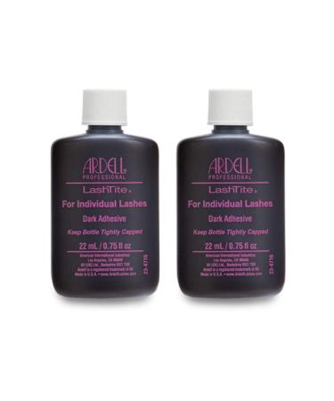 Ardell LashTite Lash Adhesive Dark for Individual Lashes 0.75 oz x 2 Pack - Buy Online on GoSupps.com