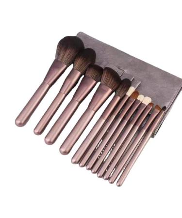 Luxury Wooden Handle Makeup Brush Set - Soft Bristle Beauty Tools for Flawless Application - International Shipping Available - Buy Online on GoSupps.com