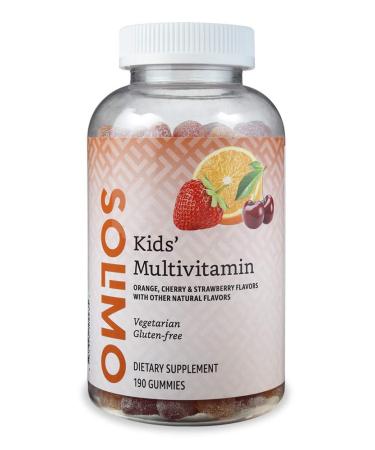 Amazon Brand - Solimo Kids' Multivitamin, 190 Gummies