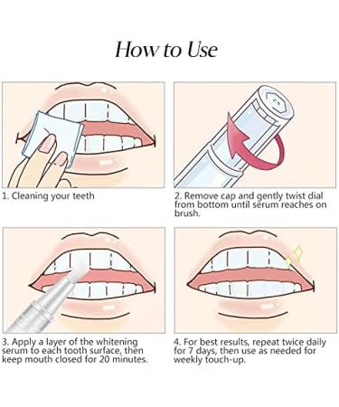 EFERO Teeth Whitening Pen - Effective Plaque & Stain Removal - Dental Care Tool for Bright Smiles - Buy Online on GoSupps.com
