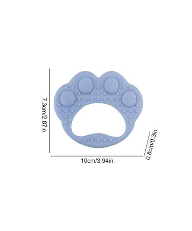 Ceolup Silicone Baby Bite Ring - Cute Dog Paw Montessori Toy for Toddlers | Anti-Drop Bliss | Perfect Gift for Birthdays & Christmas - Buy Online on GoSupps.com